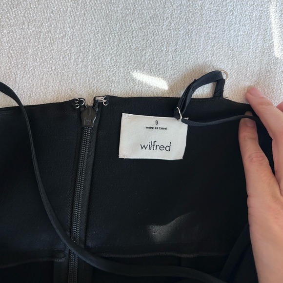 Aritzia Wilfred Black Mini Dress - Picture 3 of 5